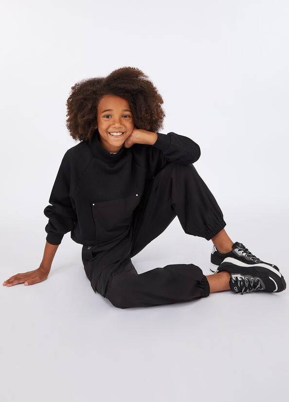 Felpa con maxi tasca