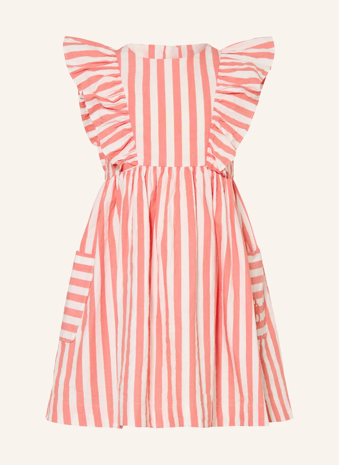 PETIT BATEAU Kleid mit Rüschen