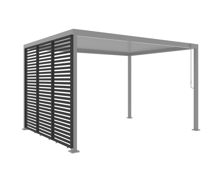 Panel żaluzjowy aluminiowy 93x225,8 cm do Pergoli NORDVIC Sola/Viken