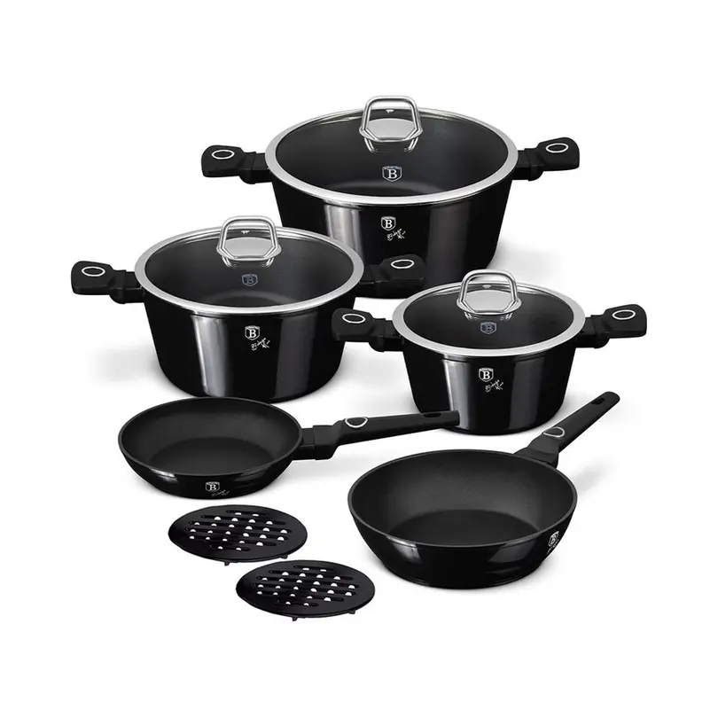 Kochtopf 10-teilig Black Vantage Collection