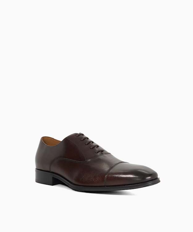 Solver Brown - Leather Oxford Lace-Ups