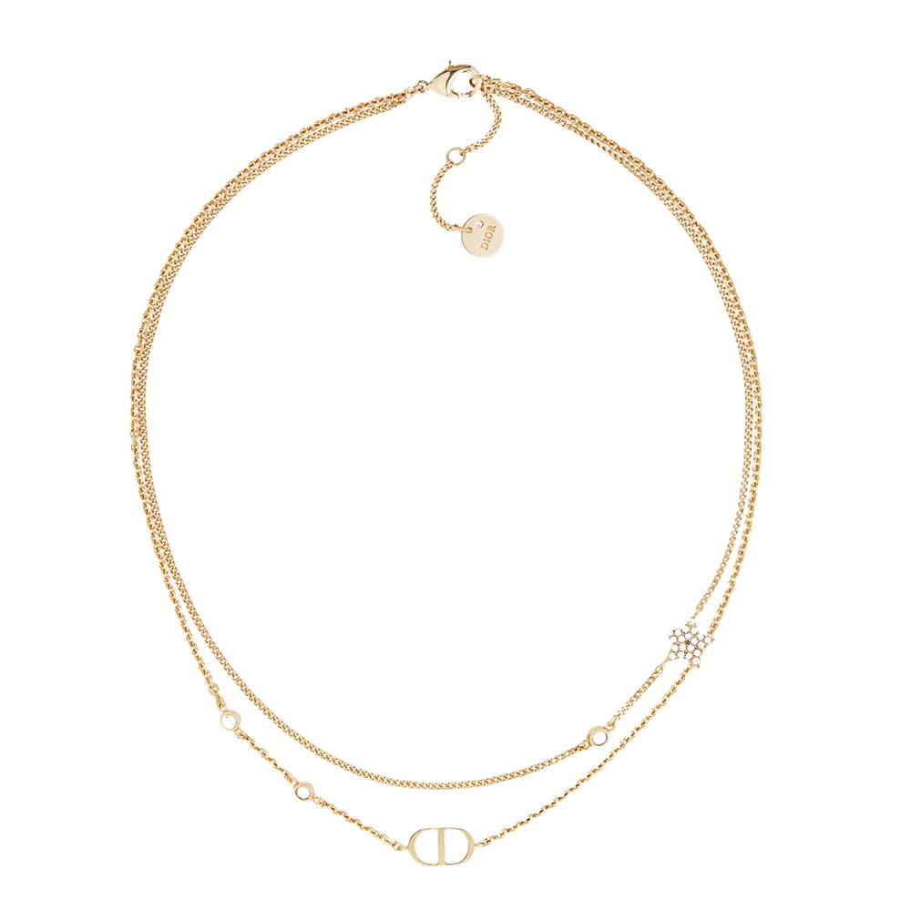 Dior Petit CD Double Necklace Accessories
