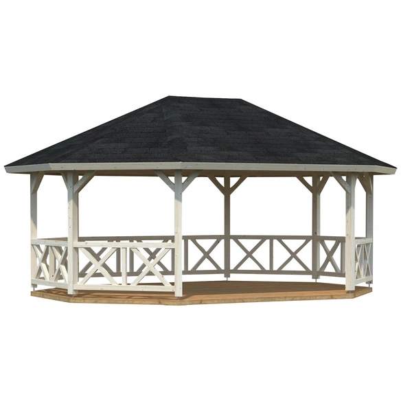 Pavillon »Betty«, Walmdach, achteckig, BxHxT: 615 x 362 x 467 cm