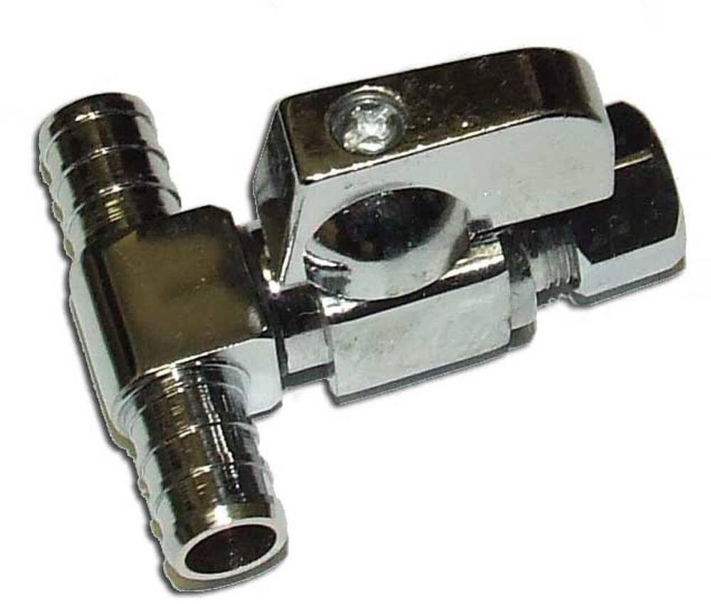 Waterline Tee Valve for Dishwasher, 1/2-in PEX x 1/2-in PEX x 3/8-in OD Comp.
