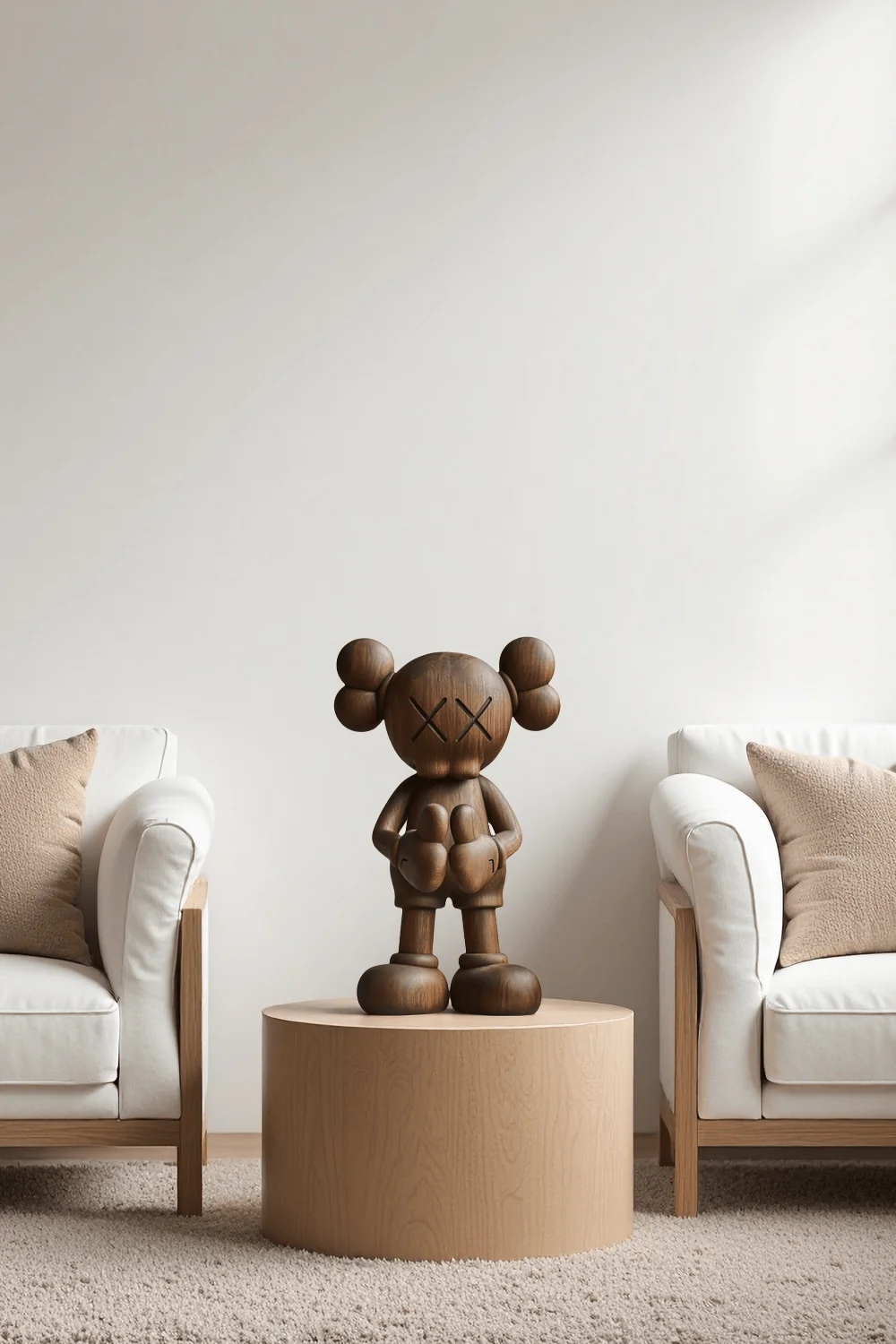 Kaws Wood Sculpture #WH063