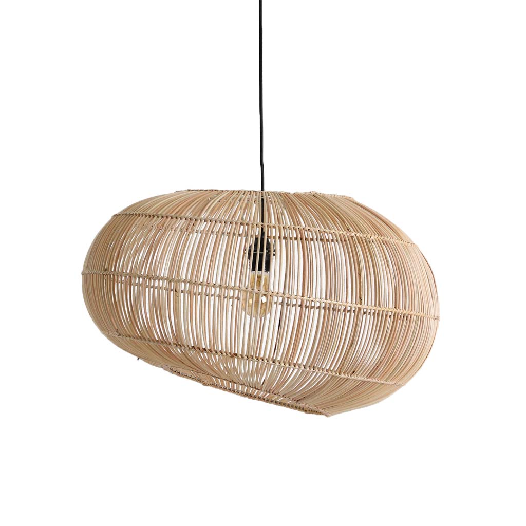 Raw materials hanglamp Luna - naturel - 62x62x37 cm