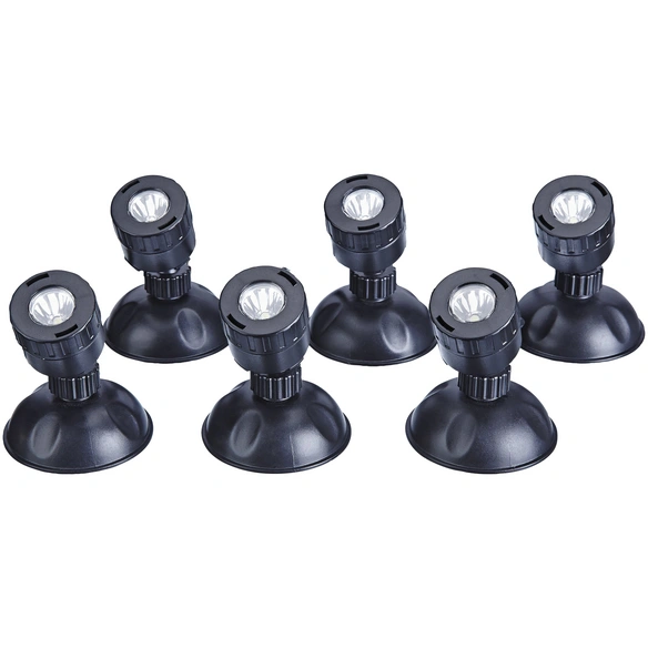 LED-Scheinwerfer »Pontec PondoStar LED Set 6«, 0.5 W, Kunststoff, schwarz