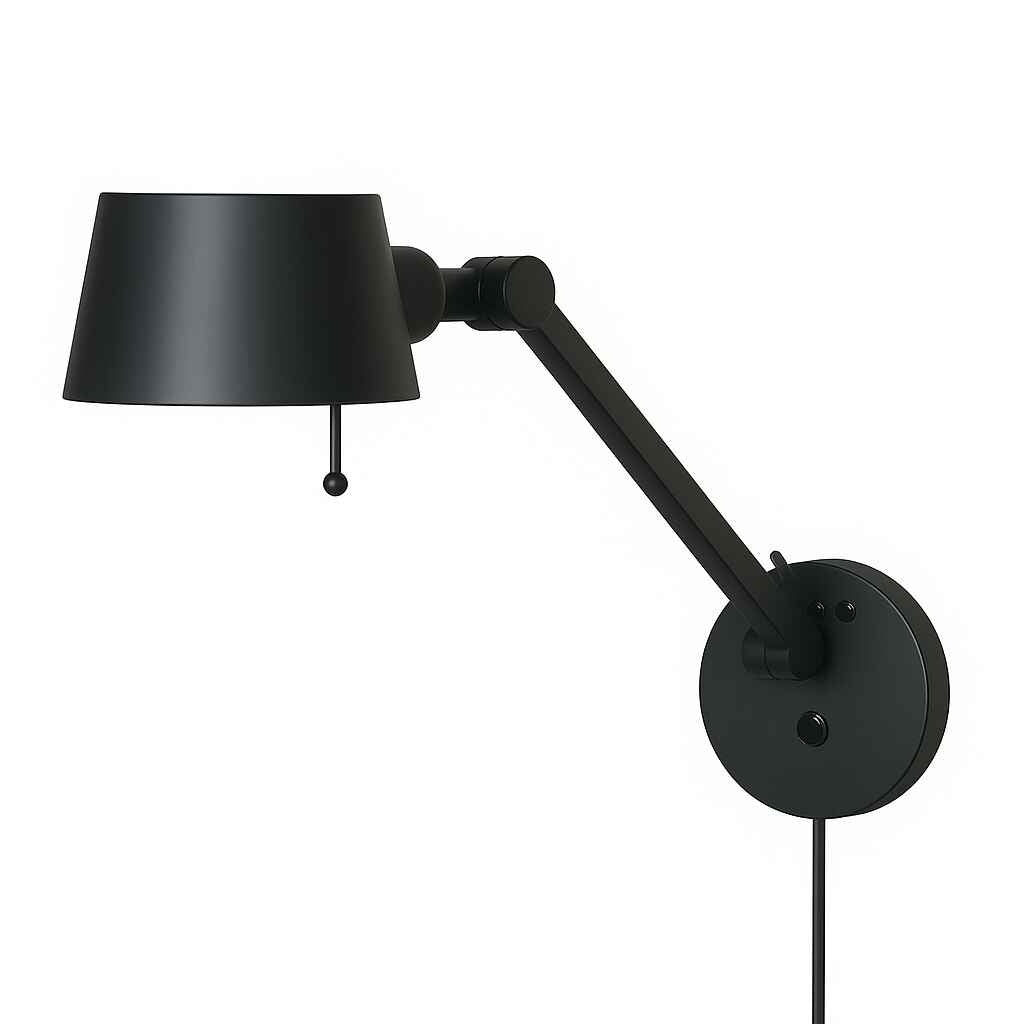 Freelight wandlamp Sovrano - 1 lichts - 61 x 30  cm - zwart