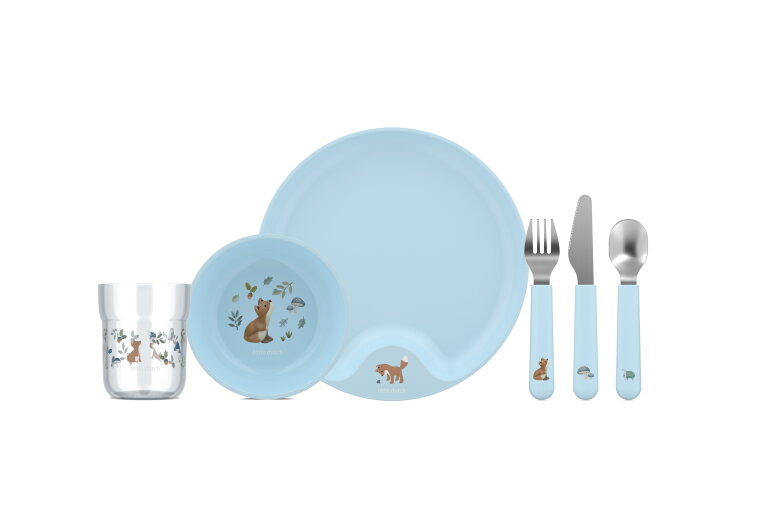set kinderservies mio 6-delig - forest friends