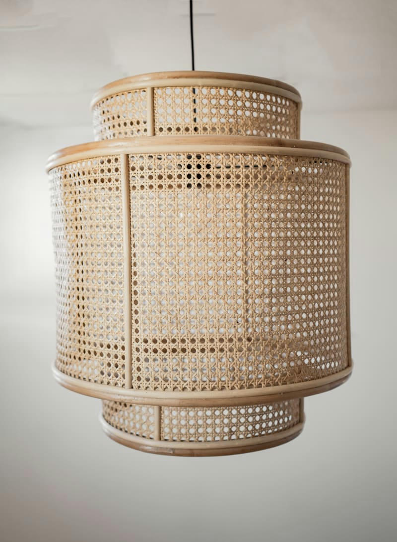 JACK - Suspension rotin et cannage