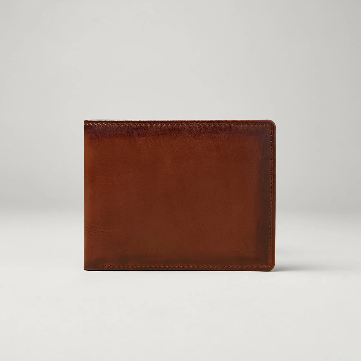 Portefeuille en cuir lisse