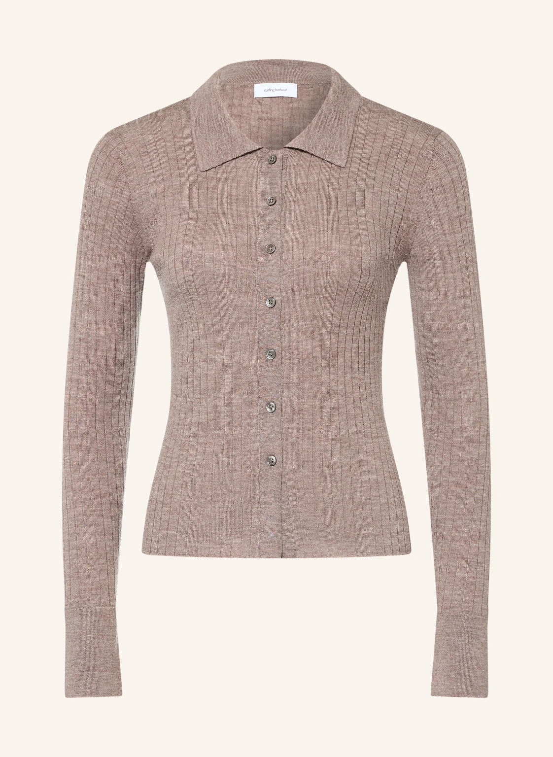 darling harbour Strickjacke aus Merinowolle