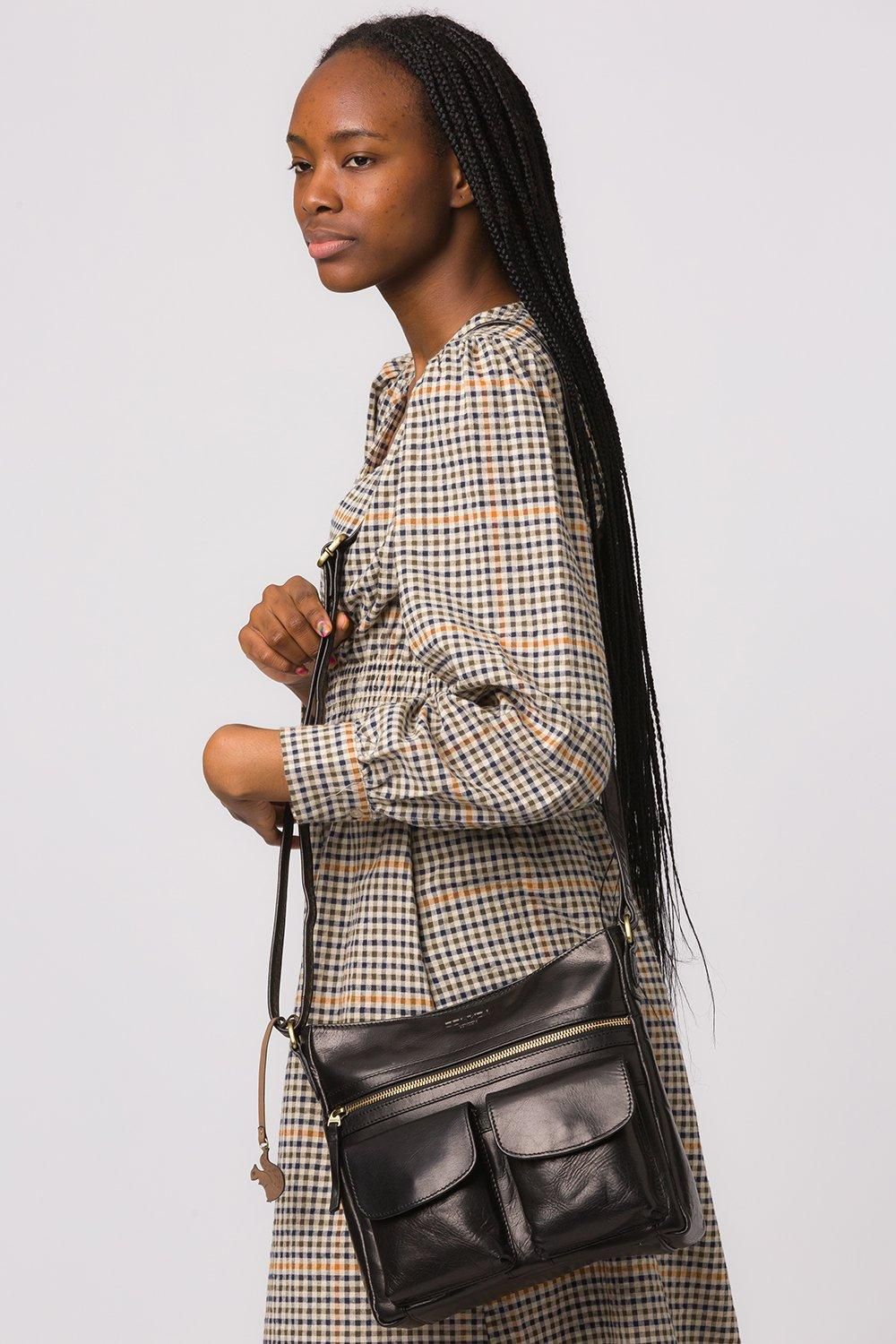 Conkca London Bon' Leather Cross Body Bag