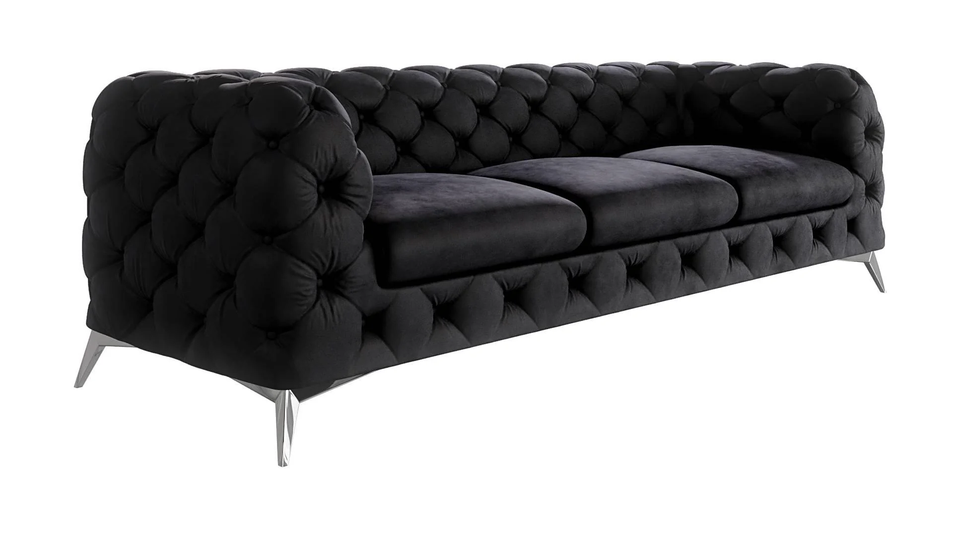 3-zitsbank Chelsea velvet