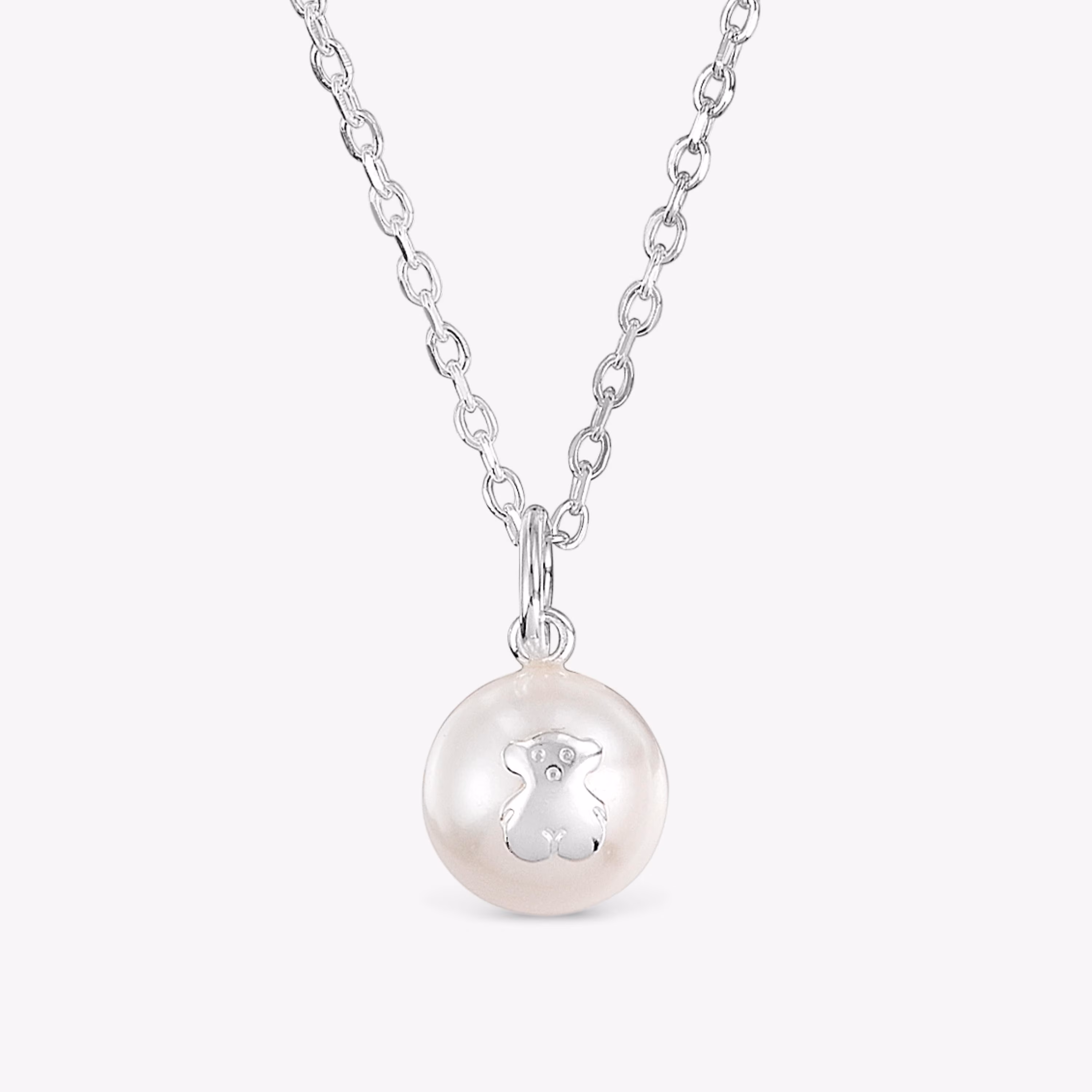 Collar de plata con perla cultivada Sweet Dolls