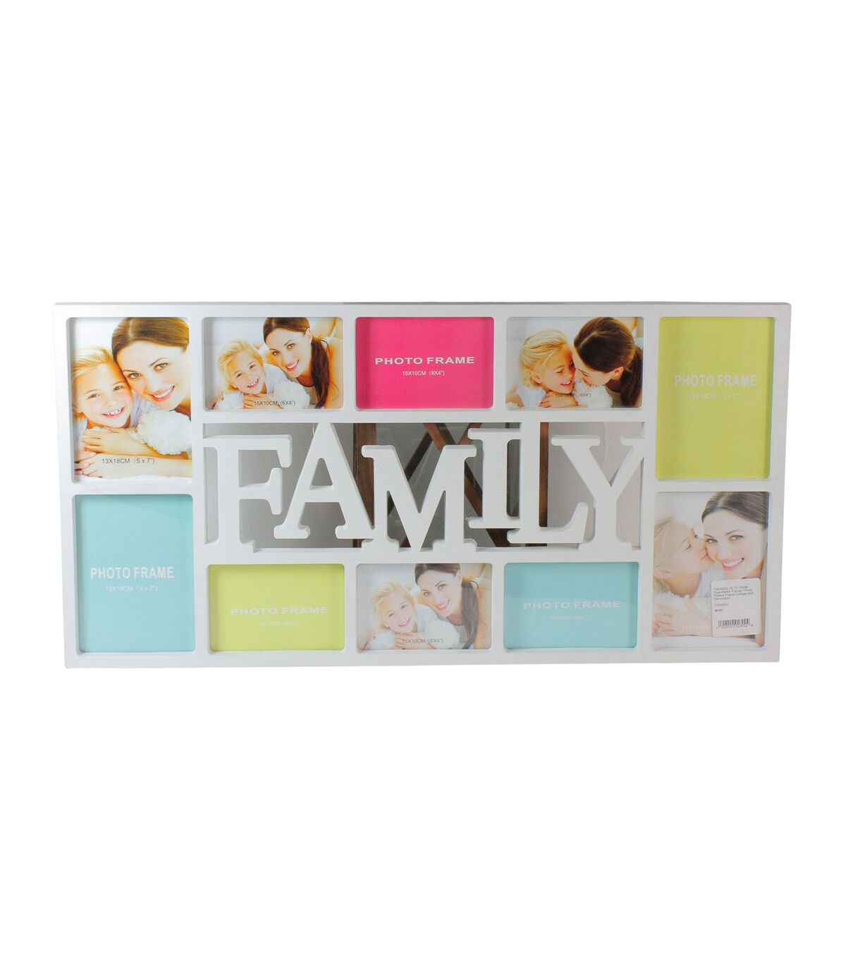 Northlight 29 White 10 Photo Family Collage Frame