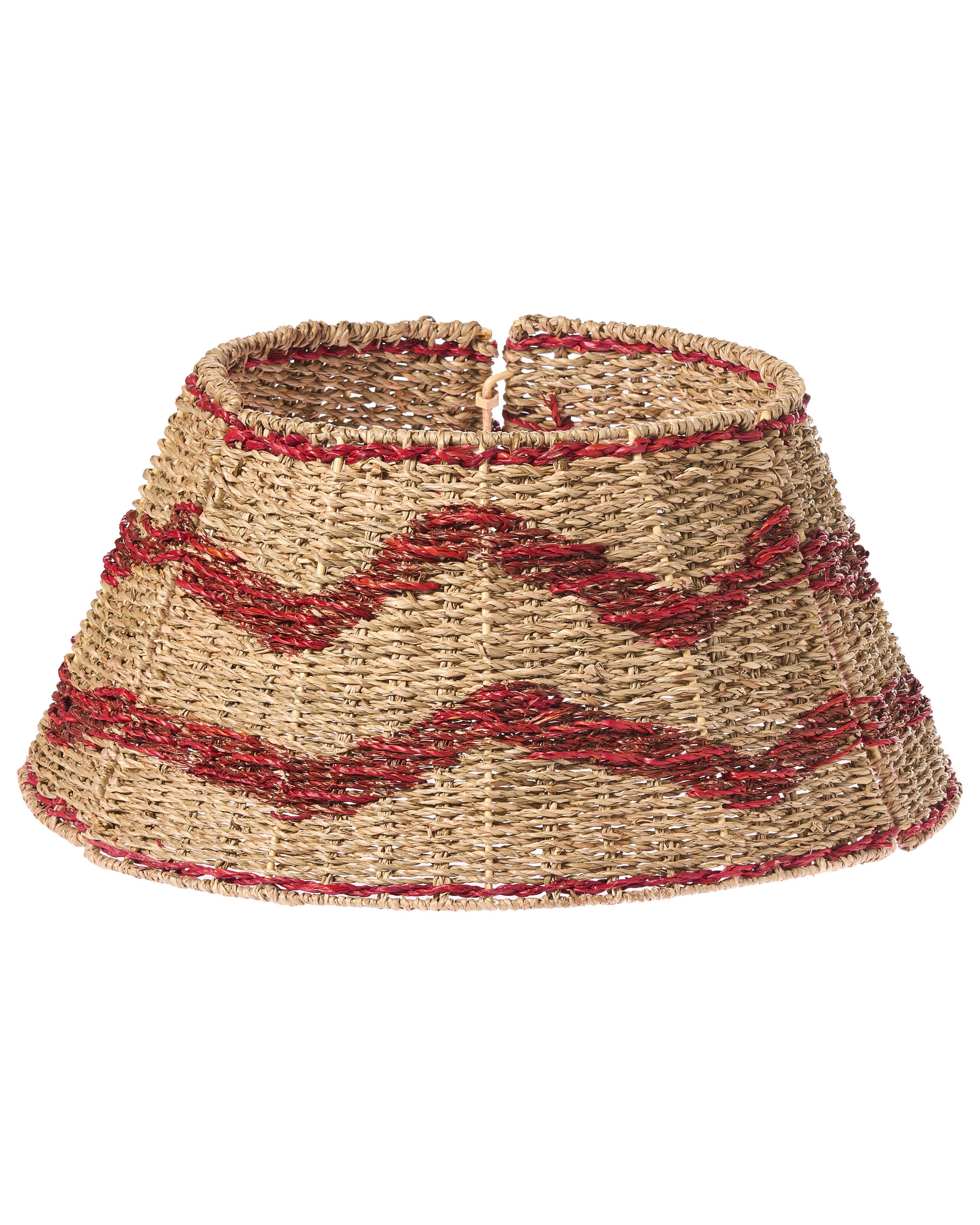 Christmas Tree Collar HIVER Seagrass Red 43 cm