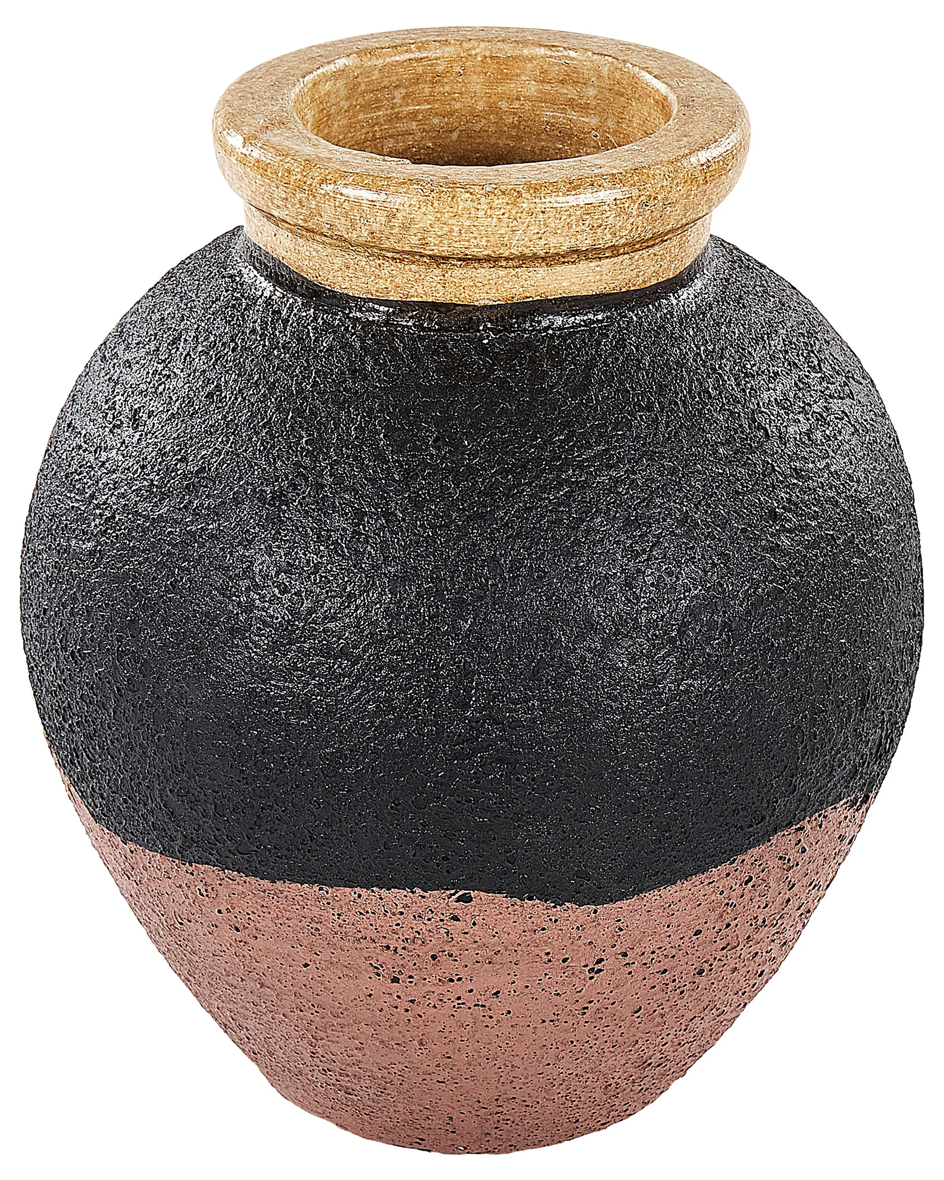 Decorative Vase DAULIS Ceramic 31 cm Black