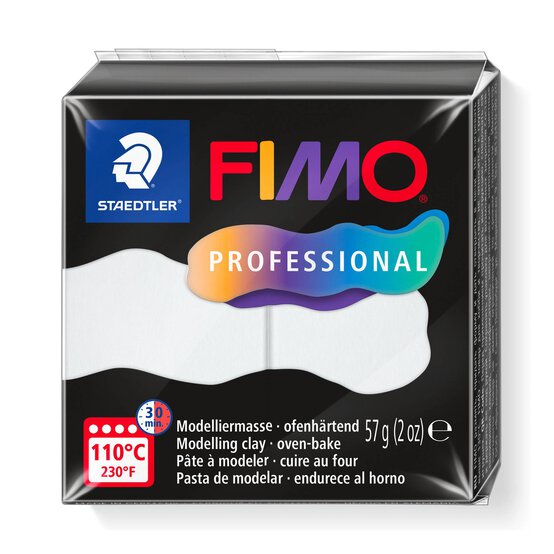 Fimo Professional White Modelling Clay 57g