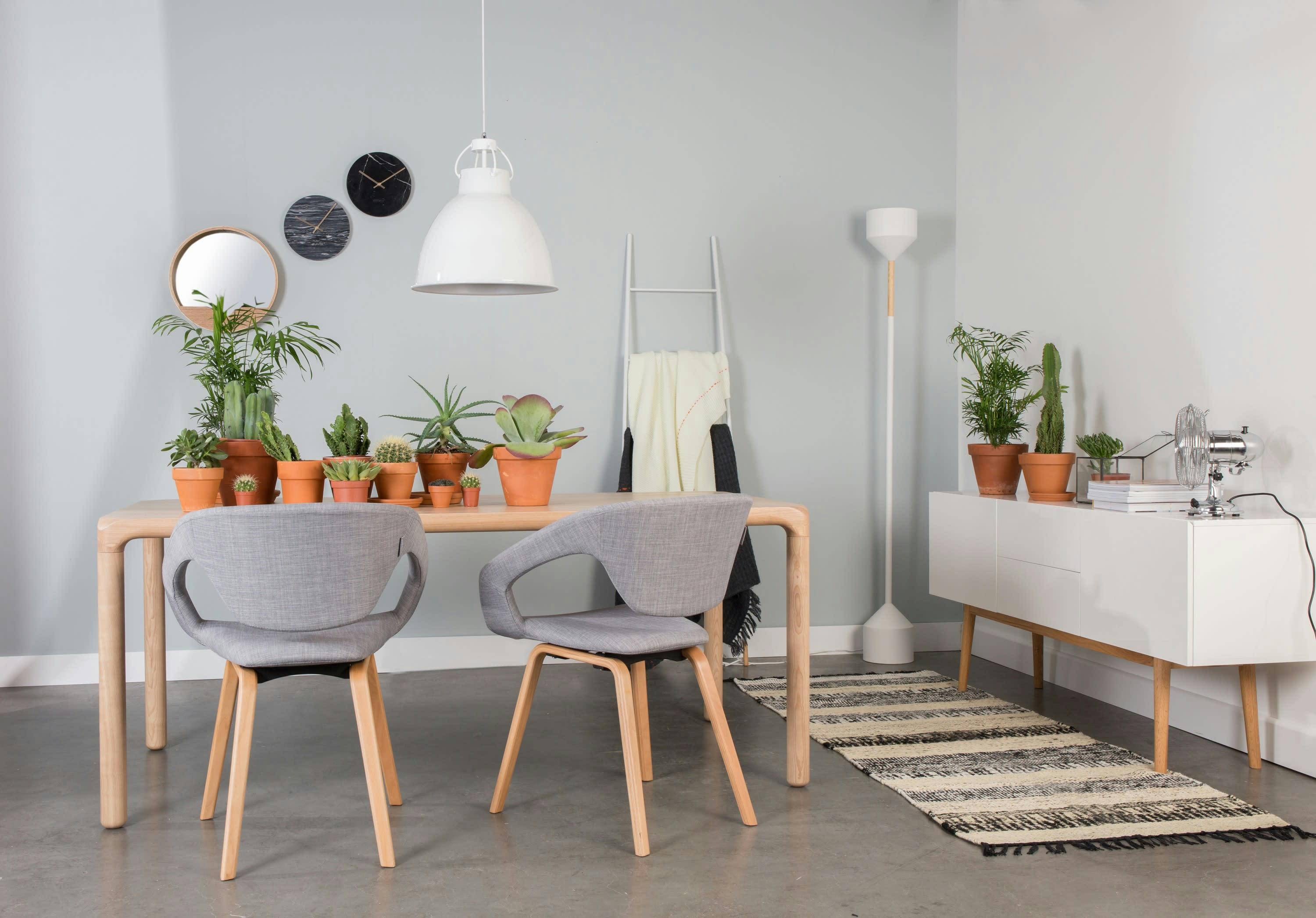 STORM - Table 180x90cm en bois beige