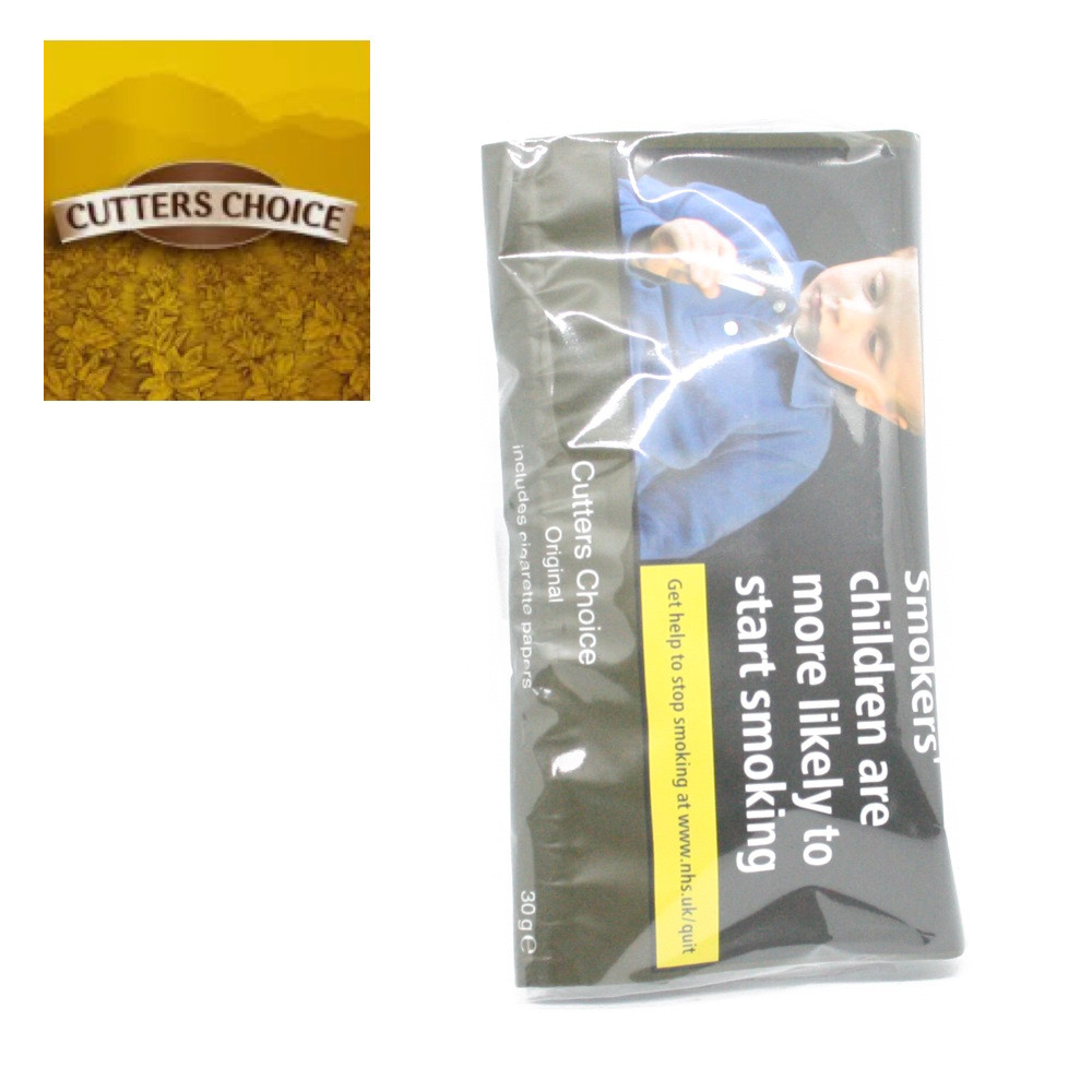 Cutters Choice Original Hand Rolling Tobacco with Papers 50g – Single Pack