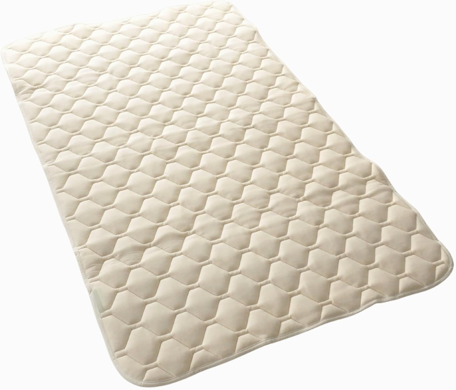 FULI Mattress Pad Infused with Restorative Japanese Onsen Minerals for Better Sleep, Rejuvenating Anti-Aging Hormesis Hot Spring Mattress Topper, Made in Japan - Twin Size (37.4 x 72.8)