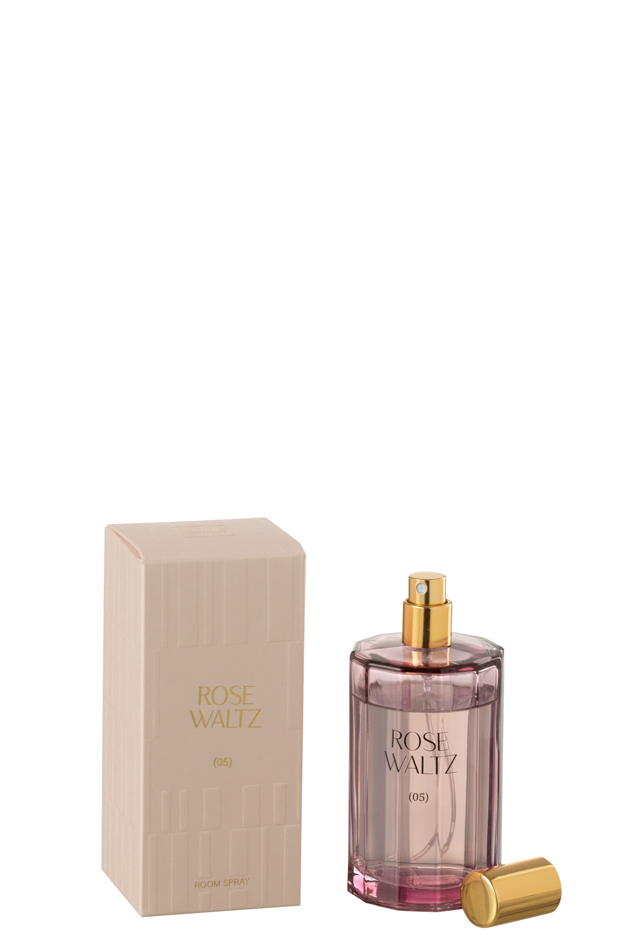 J-Line huisparfum Roze Waltz - glas - roze