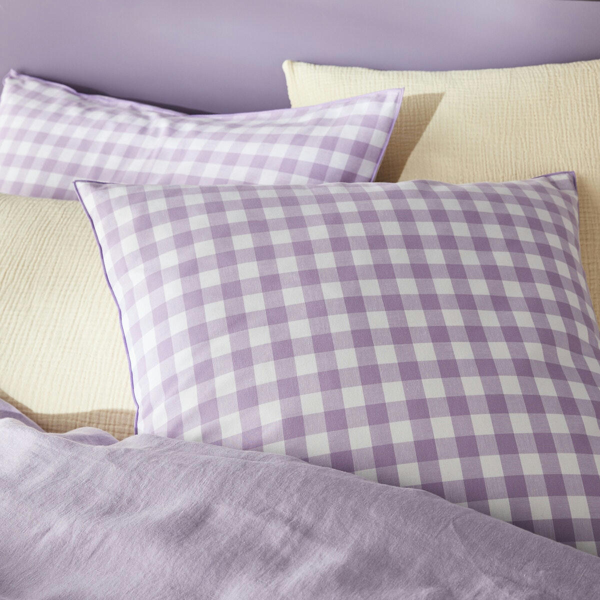 Drap plat coton, Veldi violet