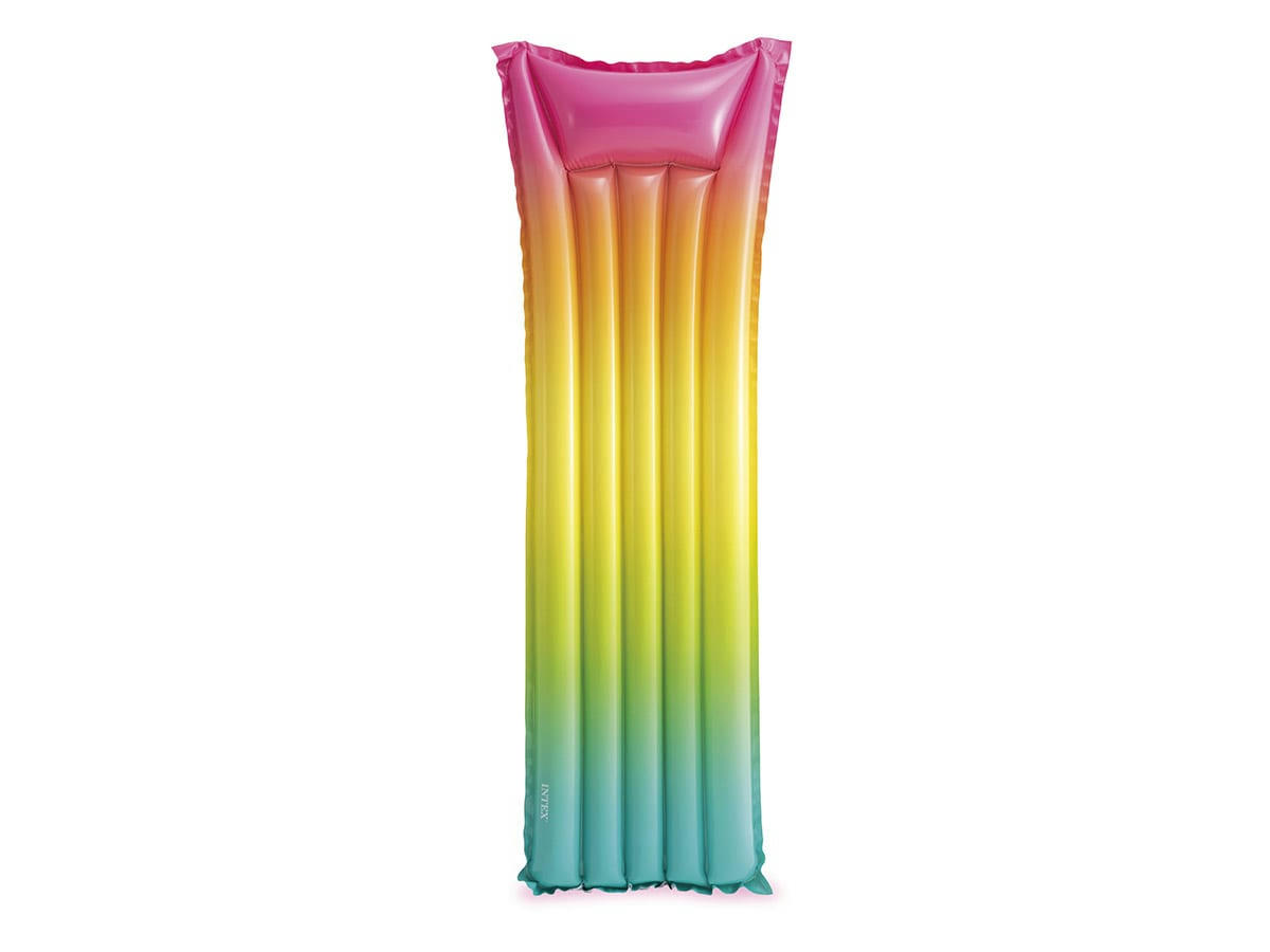 - Matelas de piscine Arc-en-ciel