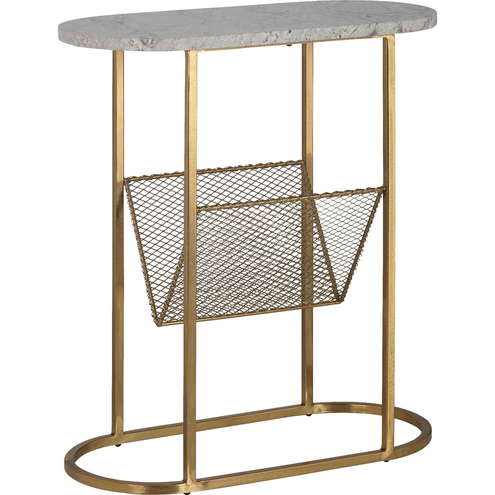 URBAN - Bout de canapé Marbre Or