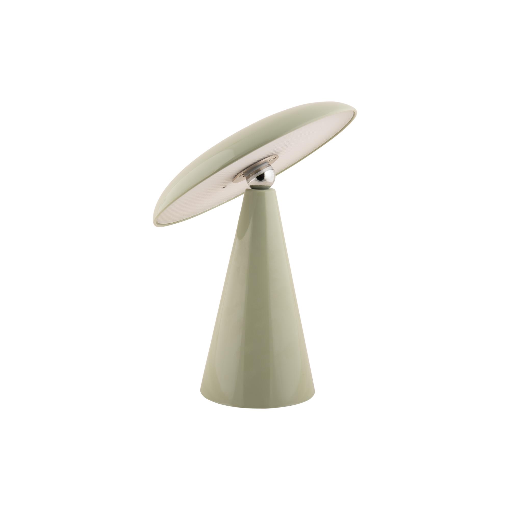 Leitmotiv tafellamp Phoebe LED - groen - Ø23cm