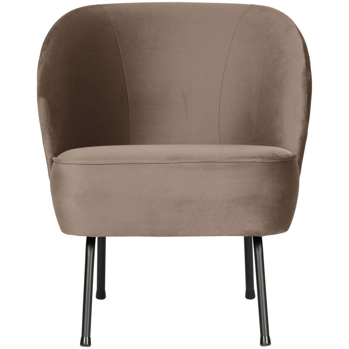 WOOOD fauteuil Vogue - Velvet - Khaki - 69x57x70