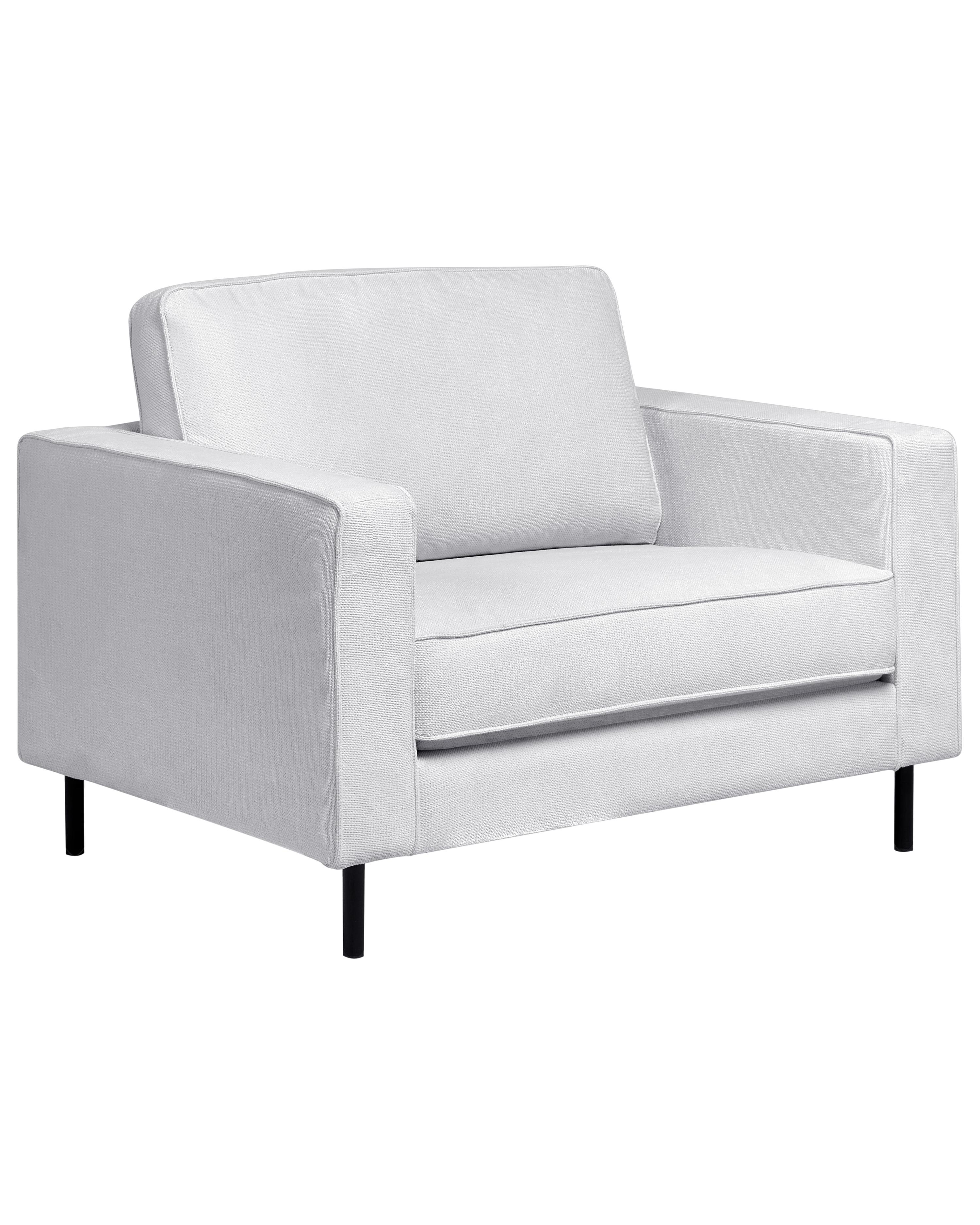 Armchair SAVALEN Fabric Light Grey