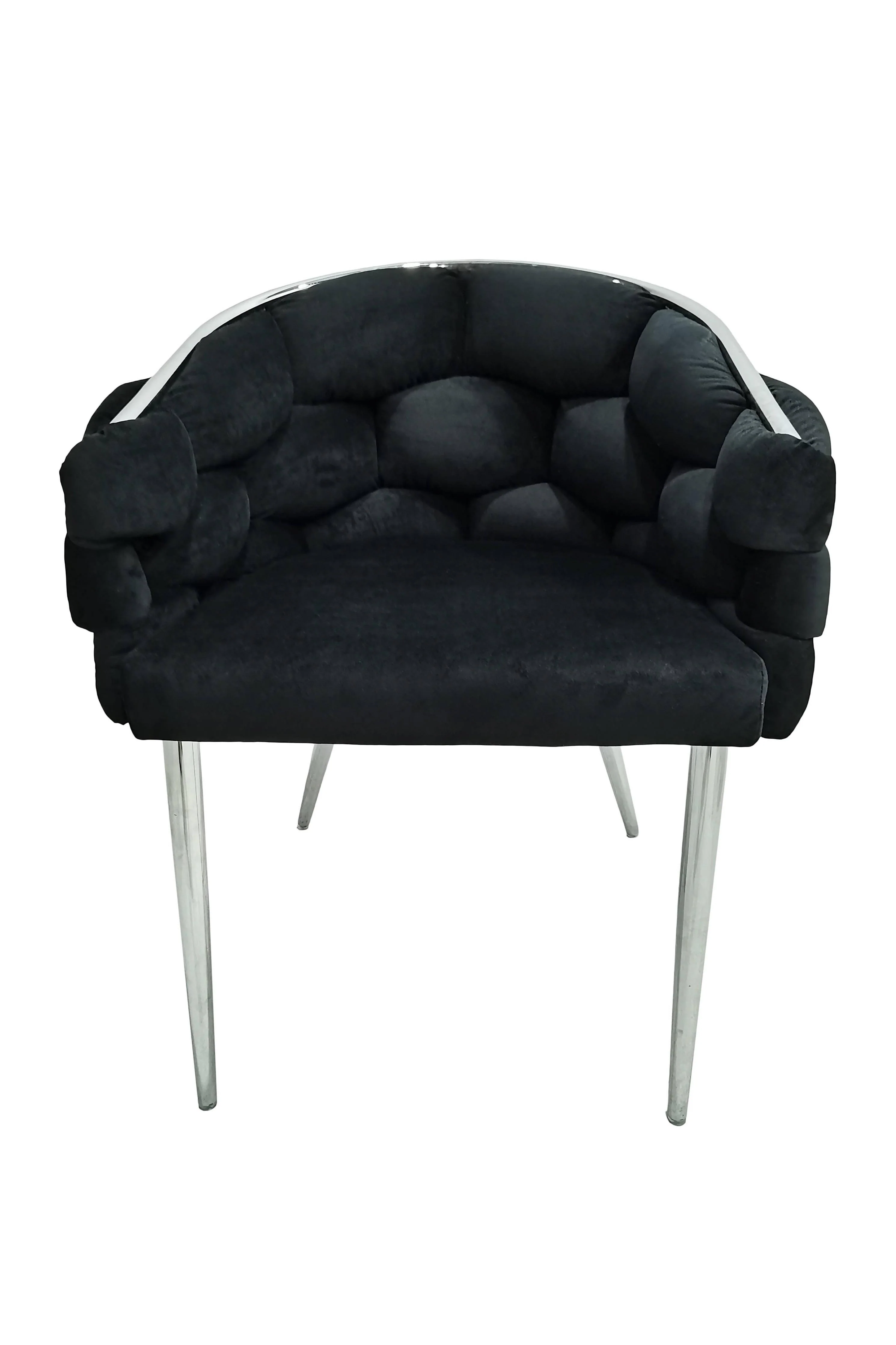 Set van 2 eetkamerstoelen Grace velvet