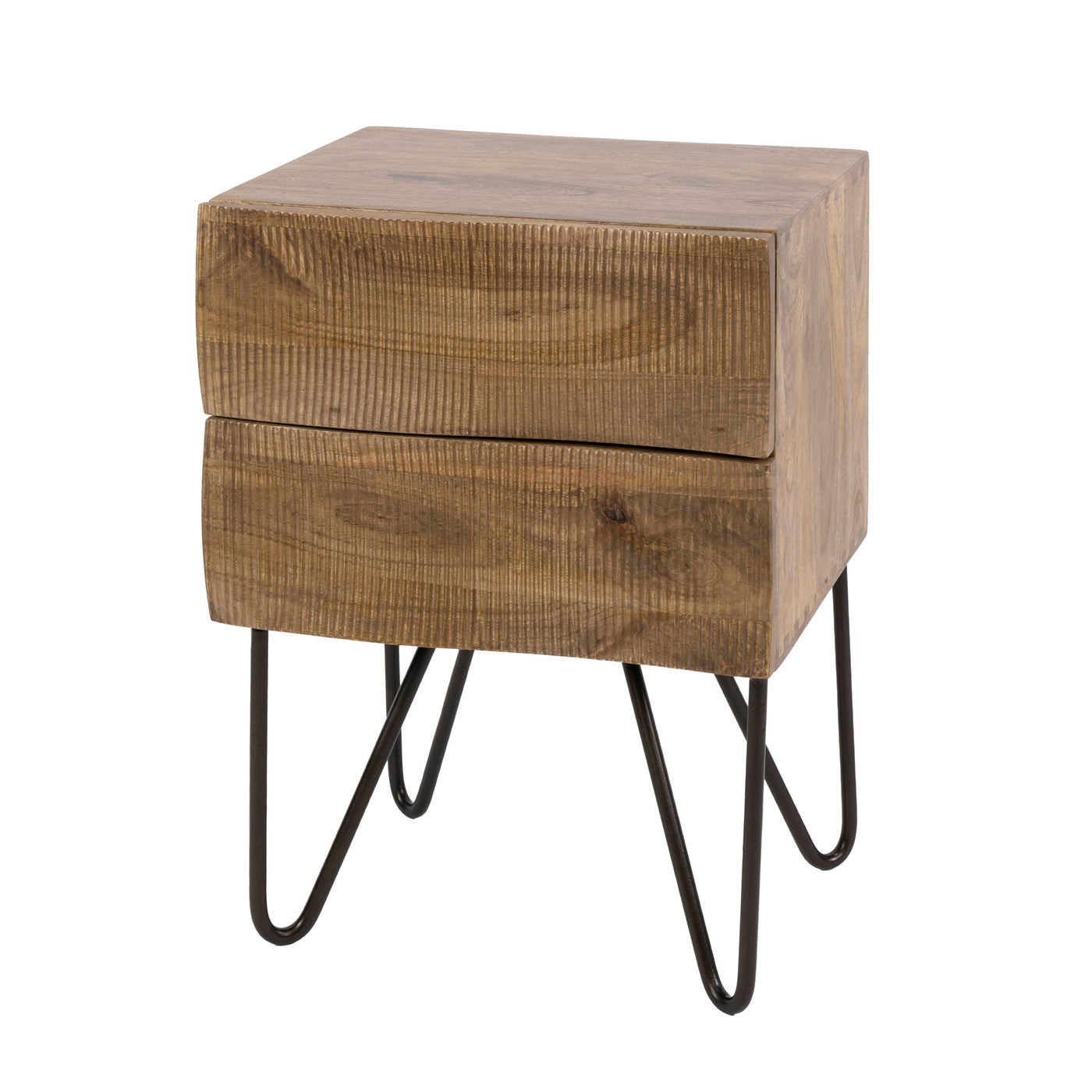 Giga Living Nachtkastje Ocean - Zand Hout - 35x40x56cm