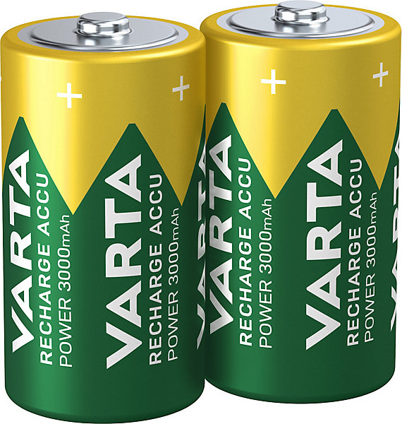 2 Piles rechargeables Ni-MH C (HR14) Varta