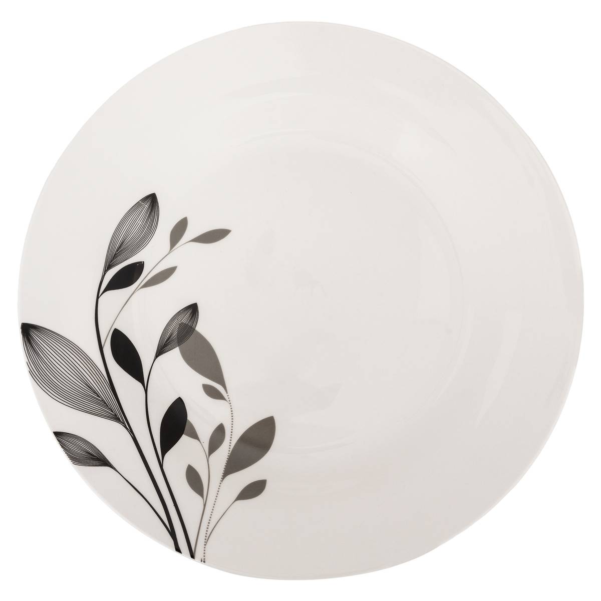 "Lila" Dinner Set 18 pieces, Black & White