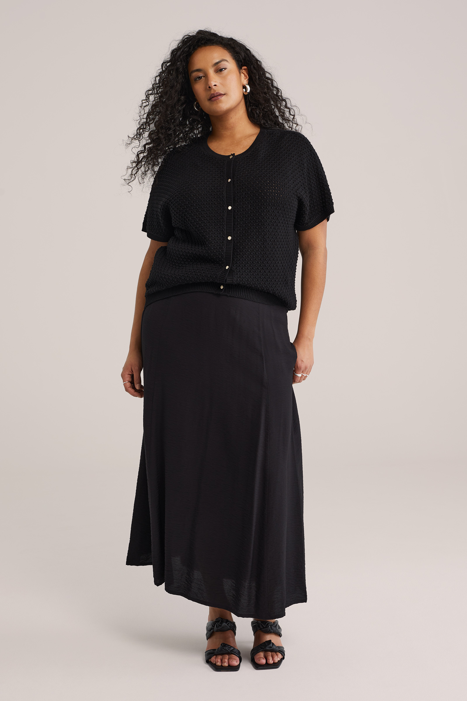 Dames vest met structuur - Curve