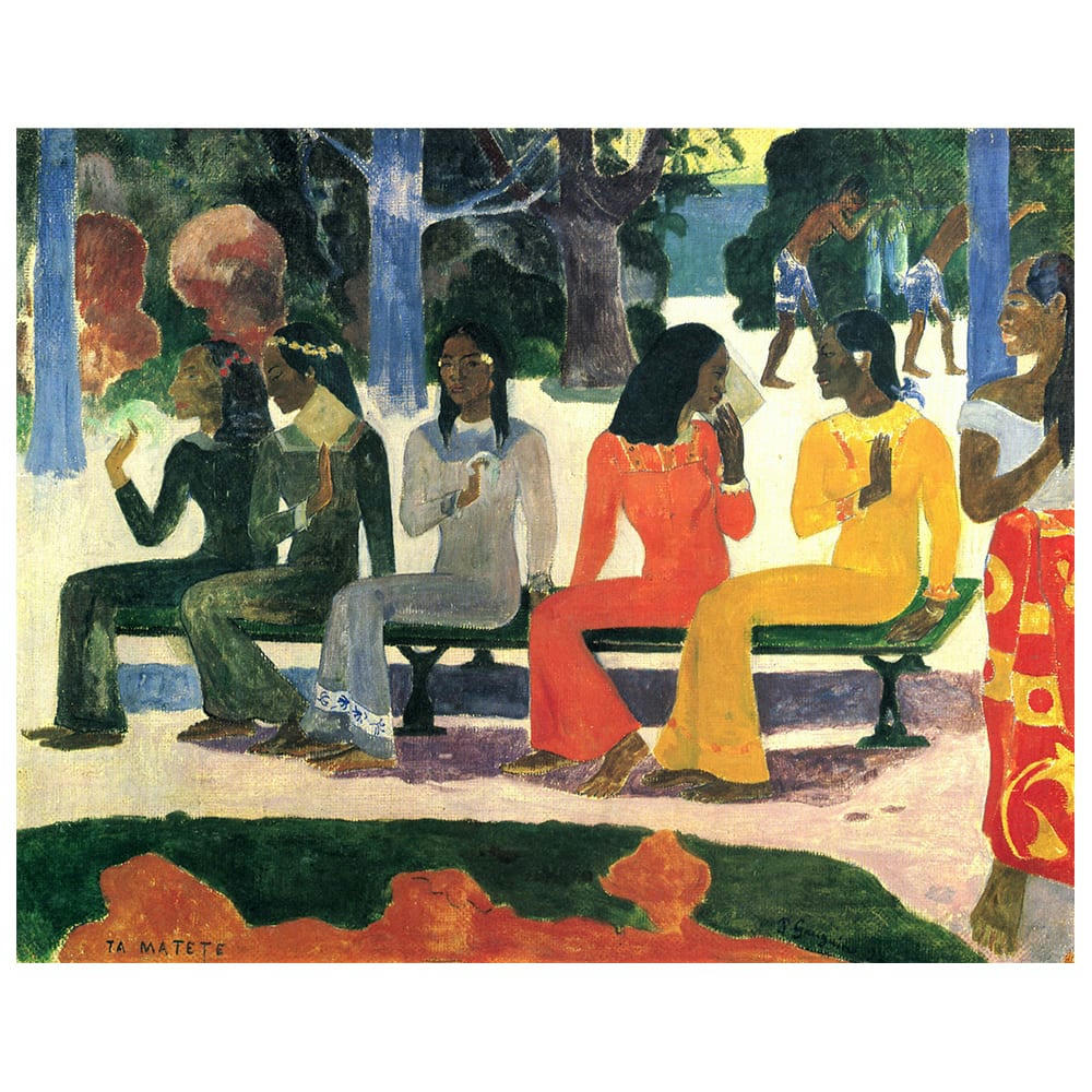 - Tableau - Ta Matete-Le Marché Paul Gauguin 50x60cm