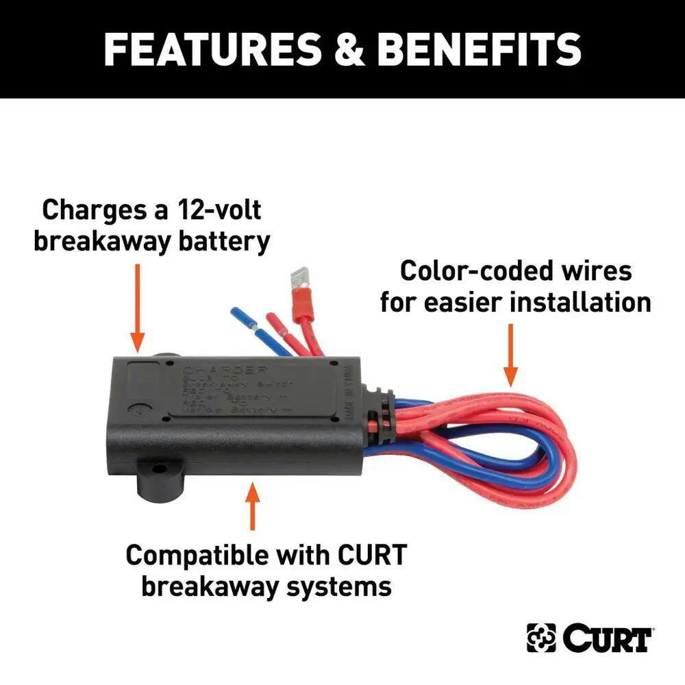 CURT Breakaway Battery Charger
