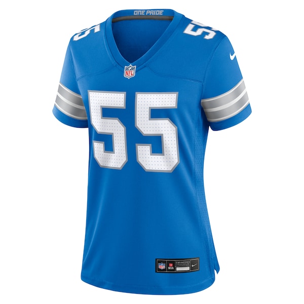 Derrick Barnes Detroit Lions Nike Women's Team Game Jersey -  Blue