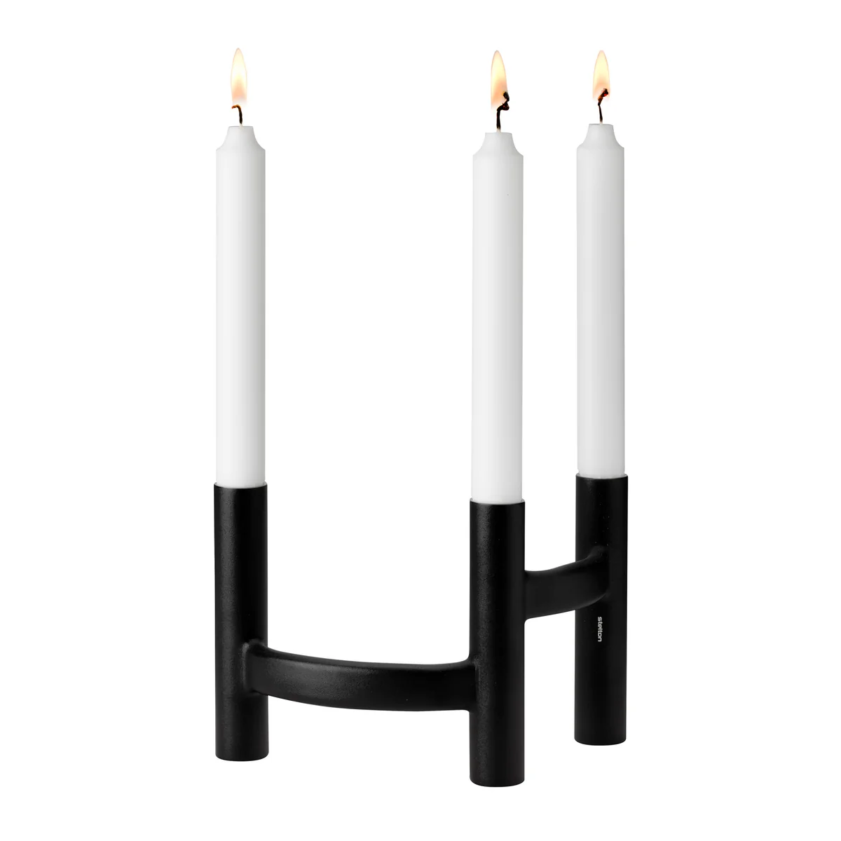 Stelton - Ora Kerzenständer dreiarmig, schwarz
