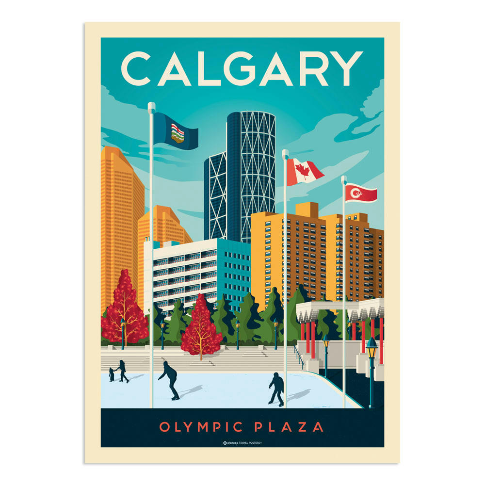 - Affiche Calgary  30x40 cm