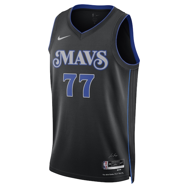 Luka Dončić Dallas Mavericks Nike Unisex 2023/24 Swingman Jersey - Black - City Edition