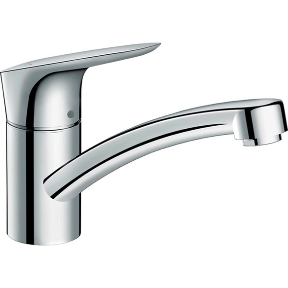 Waschtisch-Einhebelmischer »Logis«, SPTM 120, T: 120 mm, chrom
