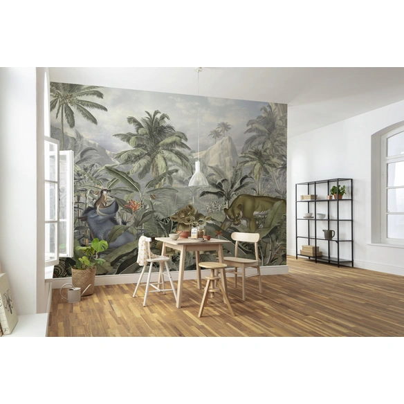 Vliestapete »Lion King Mountains«, bunt, glatt