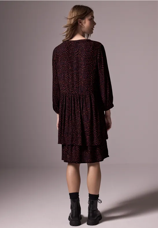 Bedrucktes Tunika-Kleid