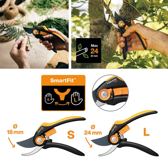 Bypass-Gartenschere »P541«, ergonomisch geformt, max. Aststärke: 2,4 cm