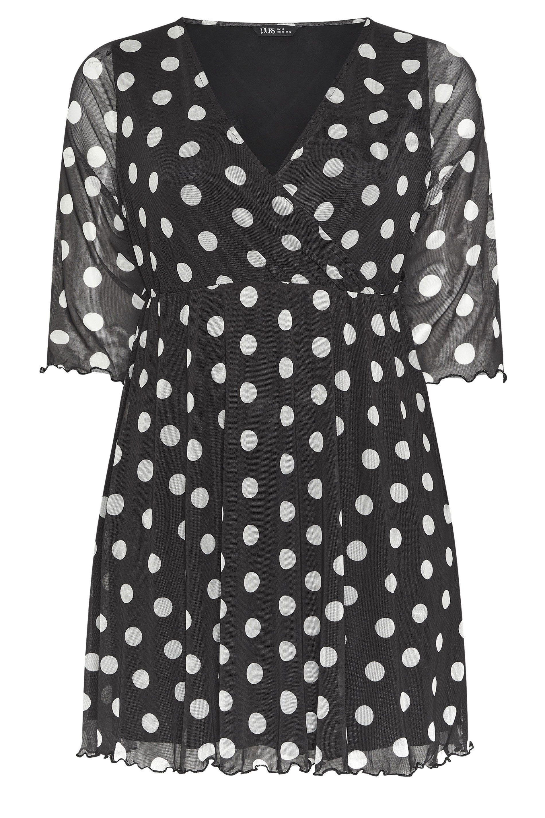 Yours Polka Dot Tunic Top
