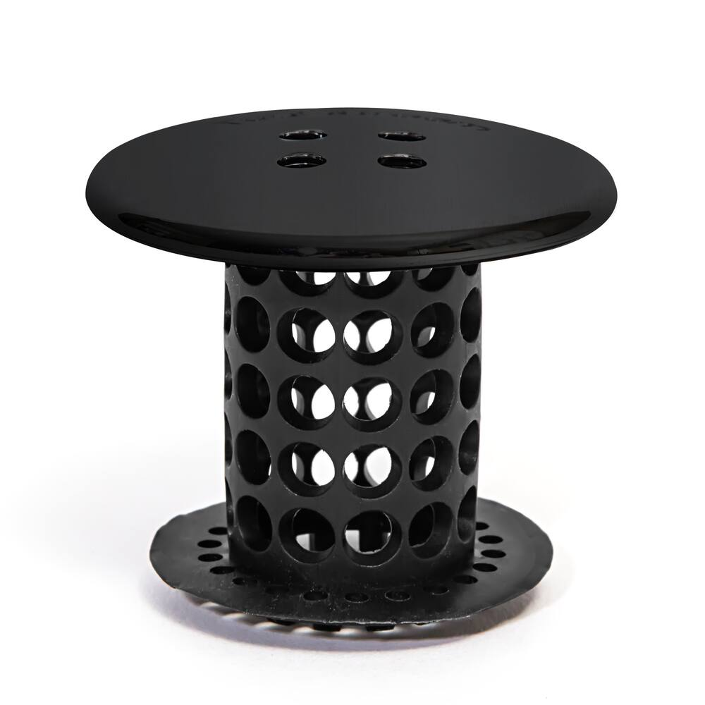 Tub Shroom Bathtub Hair Catcher/Strainer, Matte Black